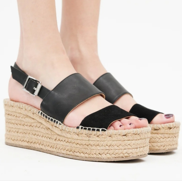 NEW Rag & Bone Edie Wedge in Black EU Size 39 / US Size 9 1153 - Picture 2 of 14